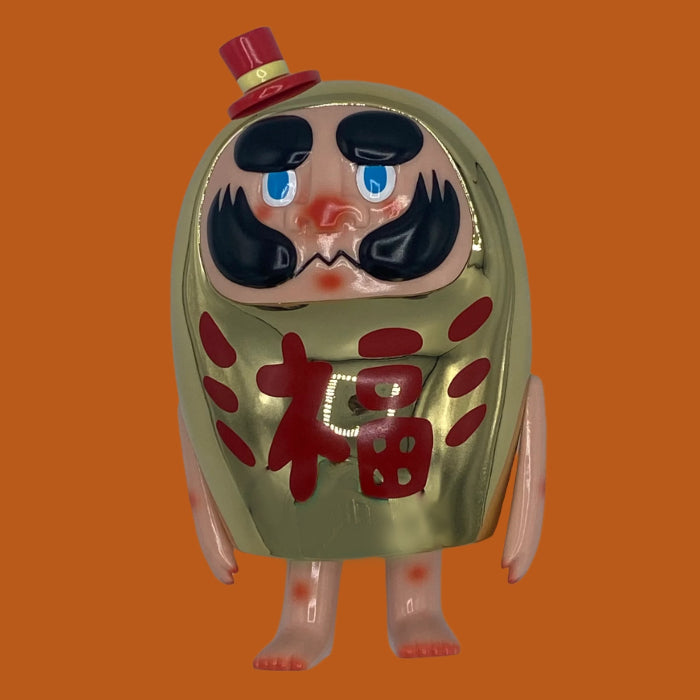 Kohei Ogawa - Daruma Chrome Gold How2Work - Soft Vinyl Toy – Q POP