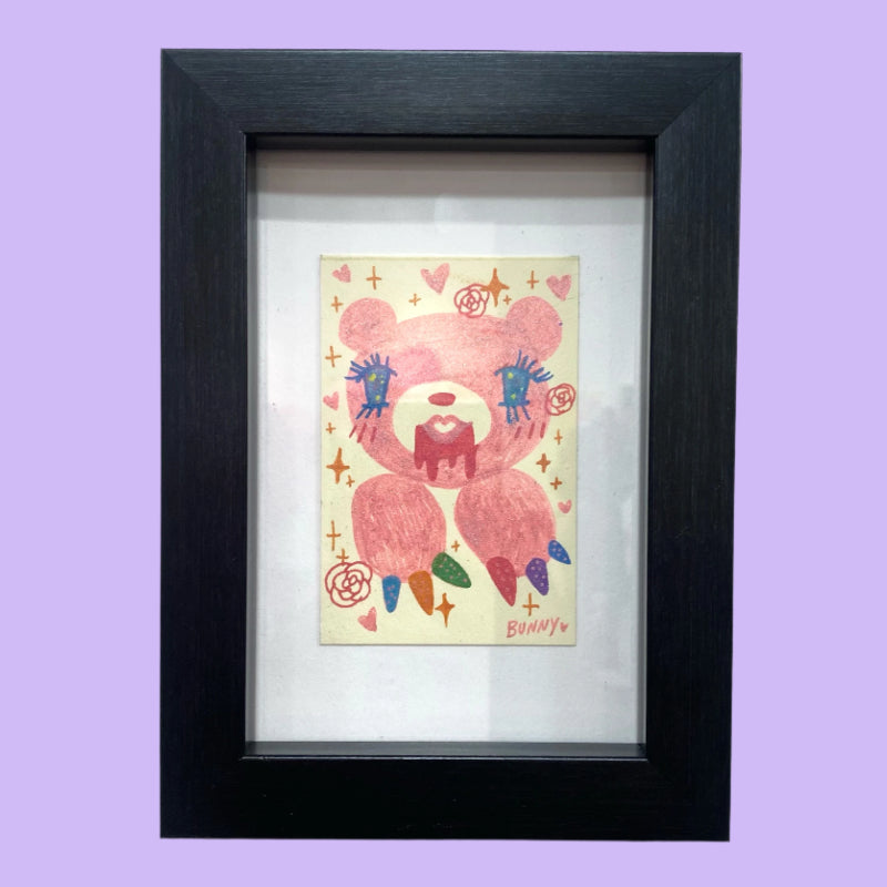 Gloomy (アクリルアート) BunnyBaum - Kawaii Gloomy - Original Artwork -Gloomy Bear