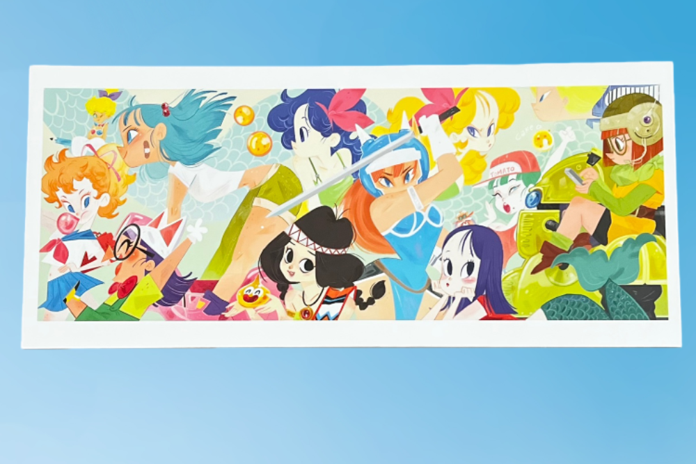 Keiko Murayama - Toriyama Girl Art Print - Akira Toriyama Tribute