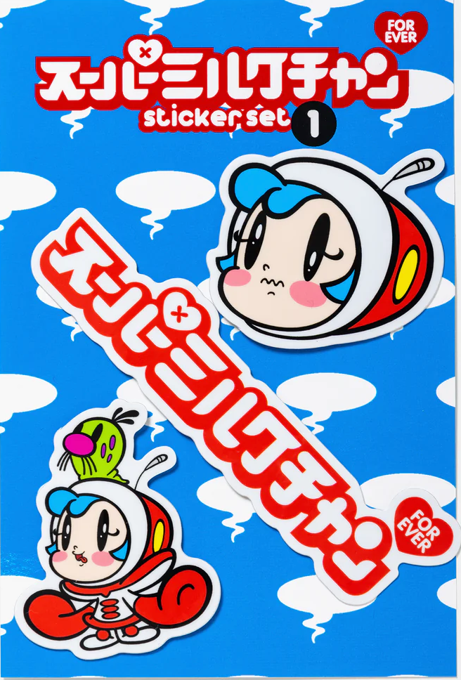 Hideyuki Tanaka - Super Milk-Chan Sticker Set – Q POP