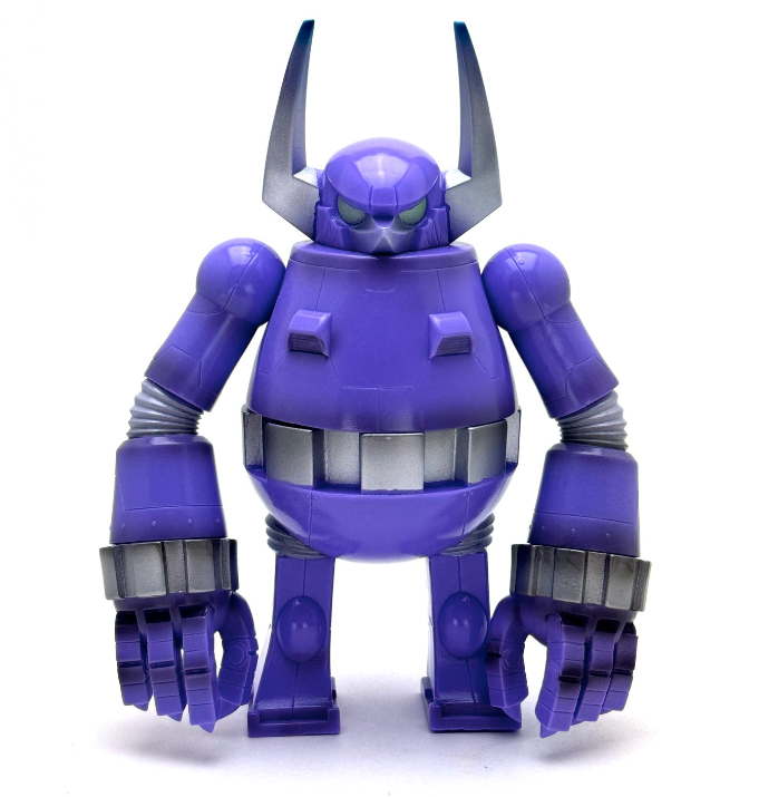 TOUMA フィギュア パープル ソフビ グーン Touma - RETRO ROBOT PURPLE - Soft Vinyl Toy – Q POP