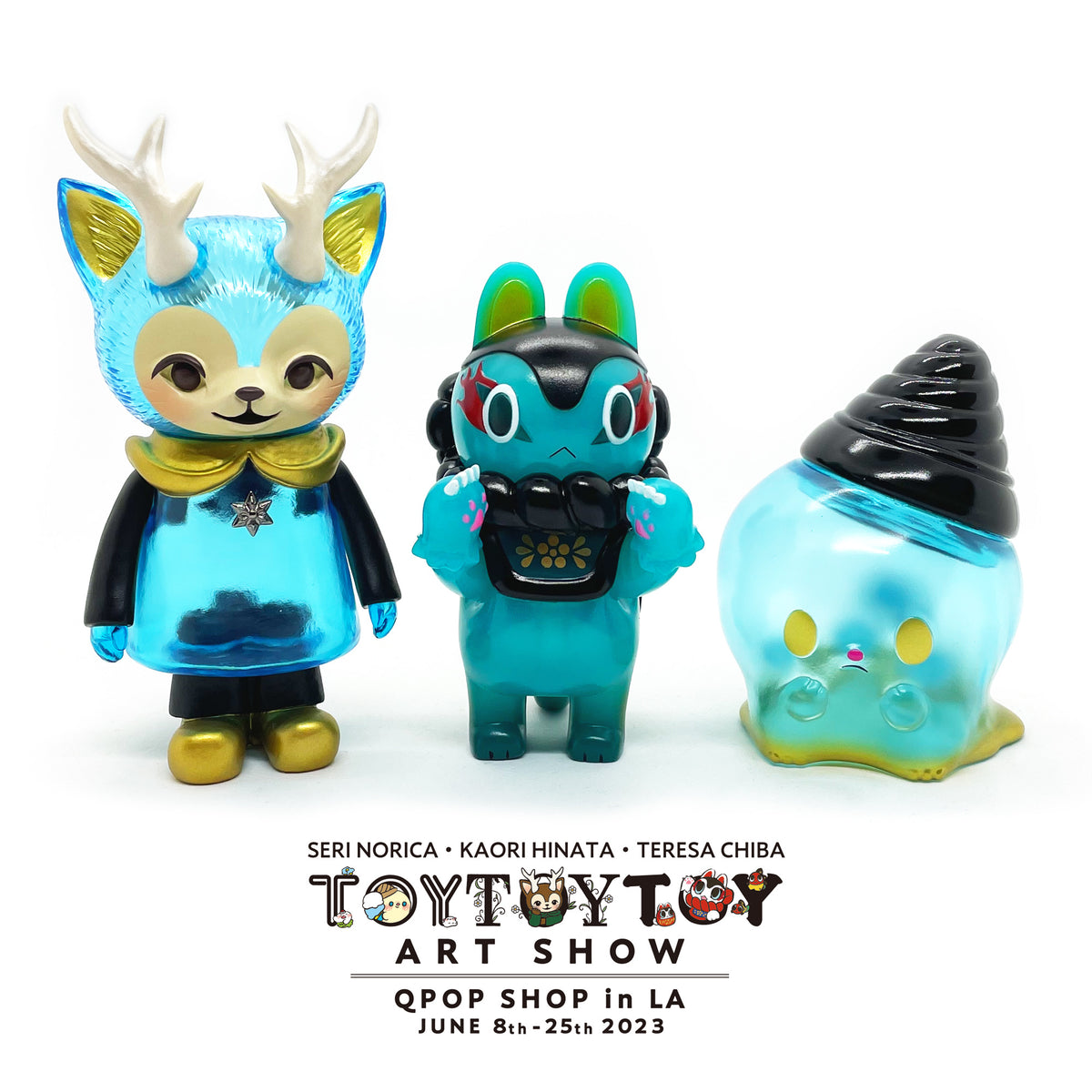 Morris, Inu Harigon & Kaiju Icey Set - Qpop Exclusive Color - Toy Toy