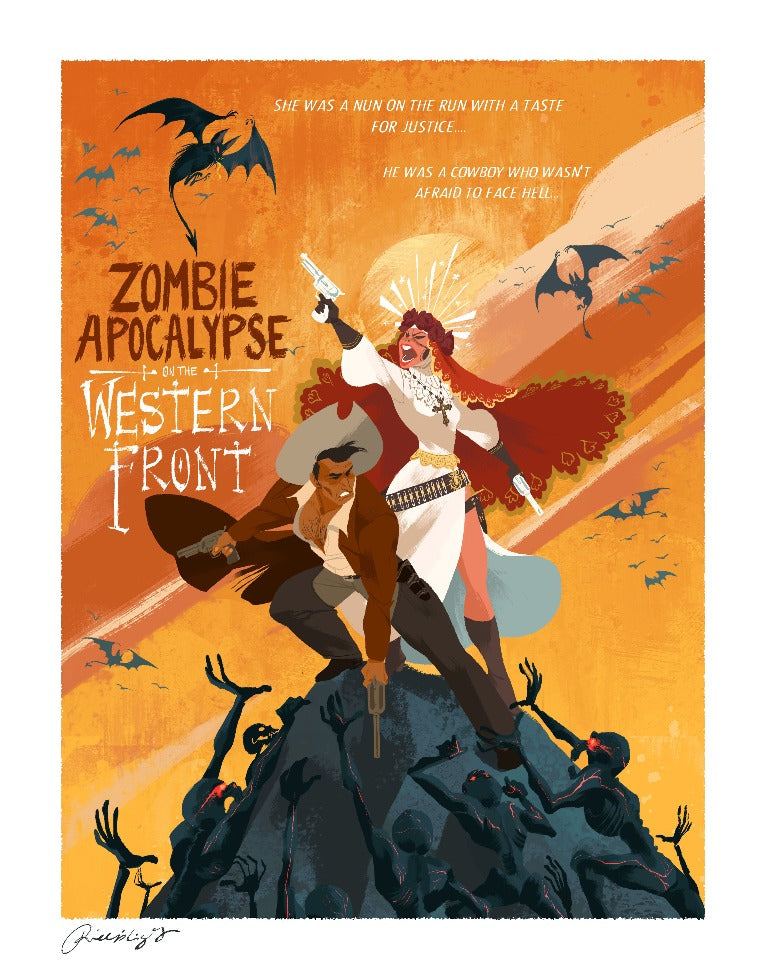 Phillip Light - Zombie Apocalypse Print – Q POP