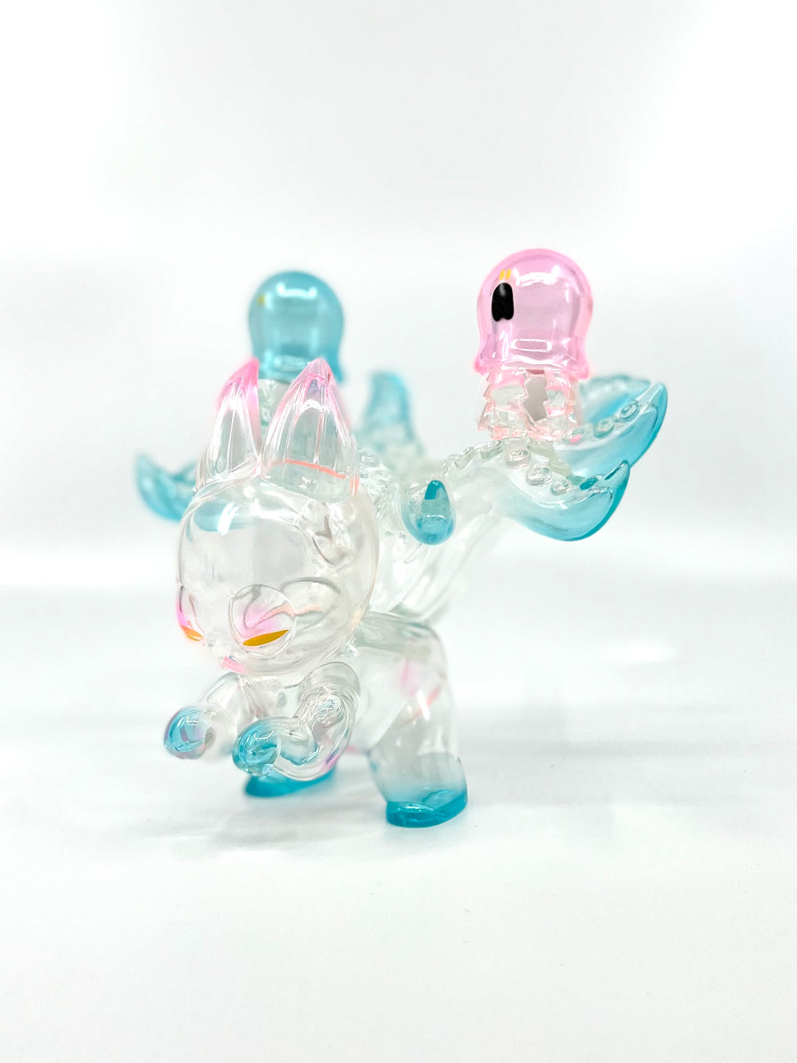 Grape Brain Consomme Devil - Rainbow Ice Clear Sofubi Toy - GVQ Exhibi