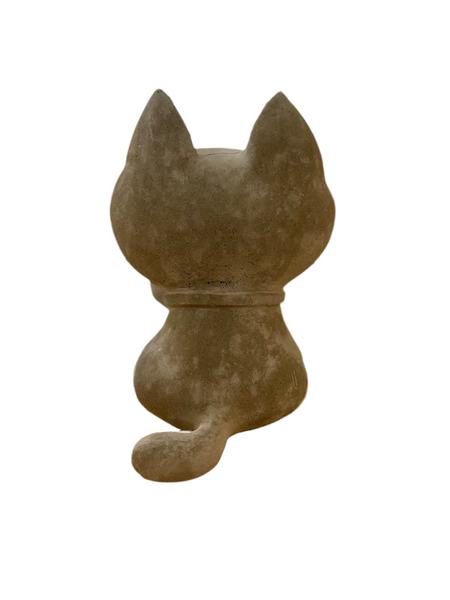 Mark Taihei - Concrete Garden Cat - Original Art- Maneki Neko Exhibition