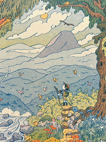 Mountain Dreams Riso Print