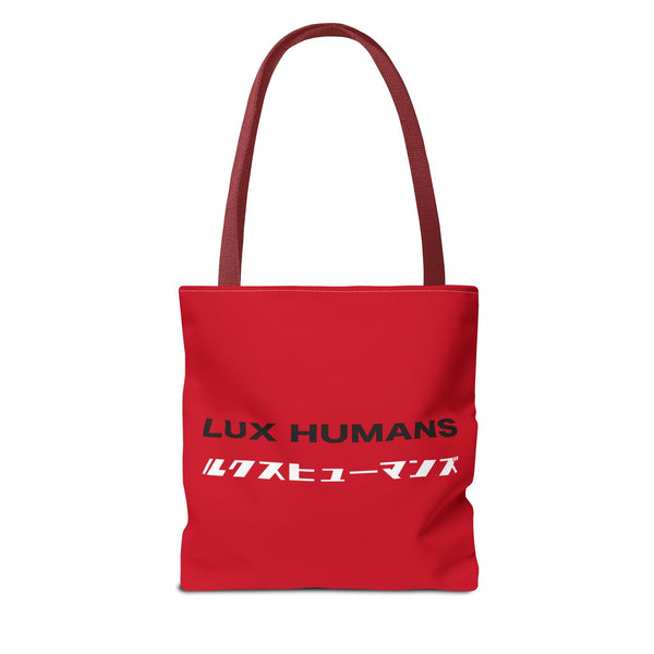 LUX HUMANS Stylish Graphic Tote Bag, Lux Humans Design, Cute Shopping Bag, Unique Gift for Alien Lovers, Trendy Beach Tote, Eco-Friendly Carryall