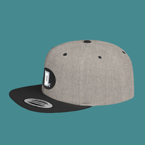 Q Pop Original Logo Snapback Hat