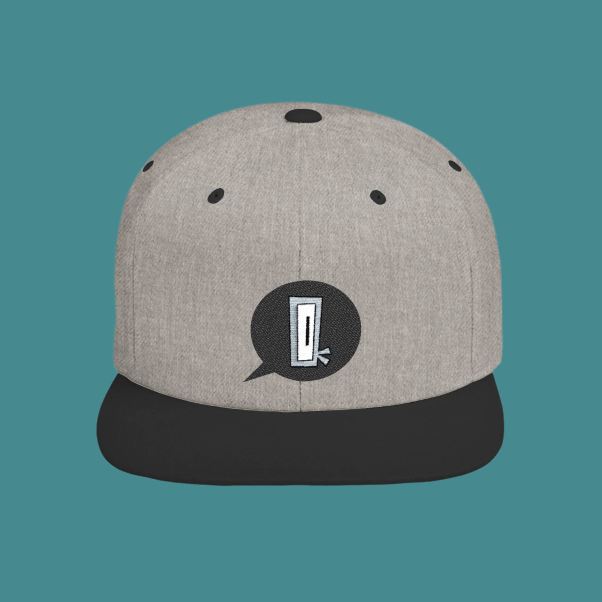 Q Pop Original Logo Snapback Hat