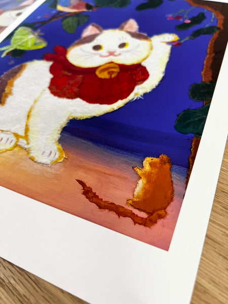 Keika Yamaguchi - Service Berry - Art Print - Maneki Neko Exhibition