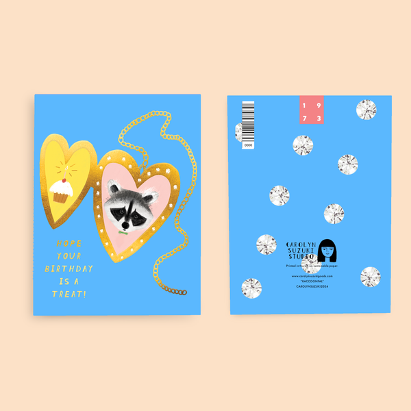 RACCOON PAL - Birthday Card