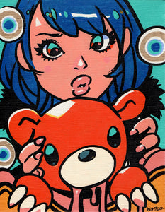 Kentoo - Pop Friend - Original Artwork -Gloomy Bear Exhibition