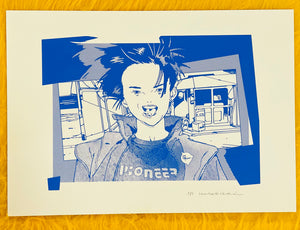 Luca Tieri - Lametta Silk Screen - No Frame - Lily in LA Exhibition
