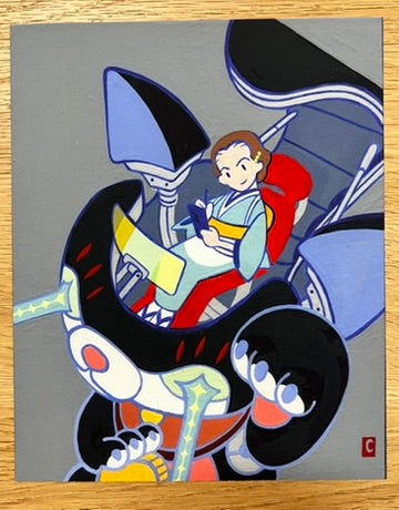 Sumin Ha - Super Neko Series - 01 - Art Print- Maneki Neko Exhibition