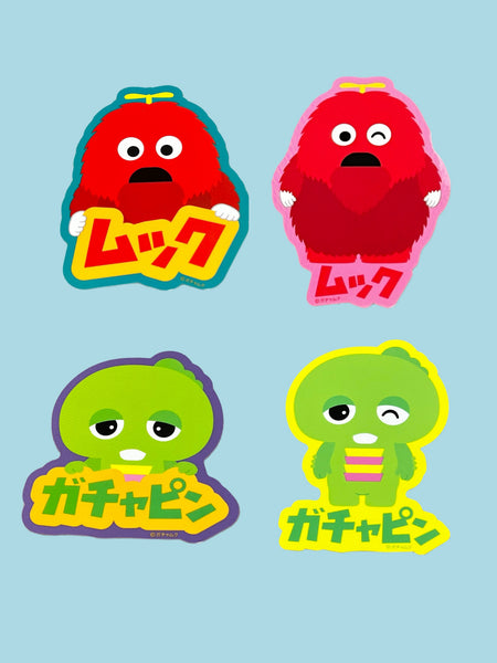 Character Vinyl Sticker Mukku & Gachapin