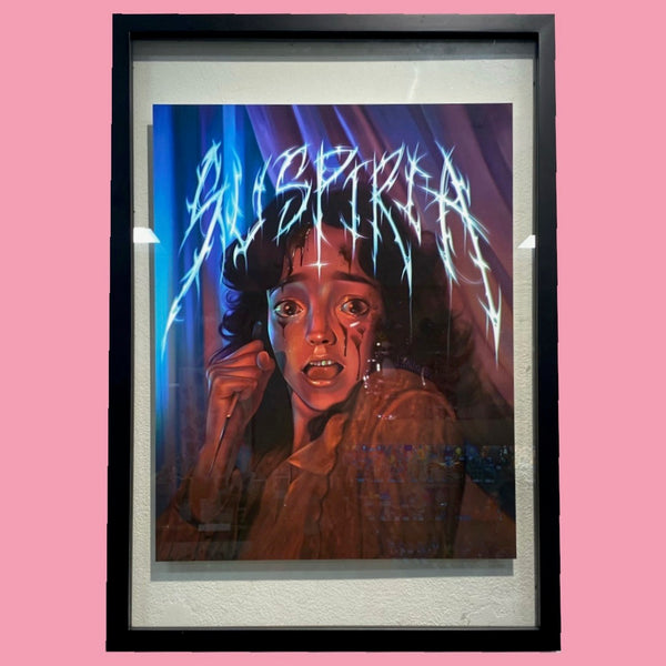 Nitan Pastel - "Suspiria" Framed Print | Crimson Shadows: Italian Horror Art Exhibition
