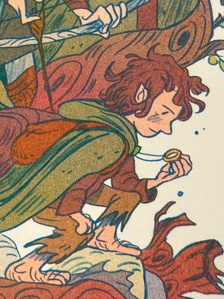 Natalie Andrewson - Lord of the Rings, Two Towers Print -  Riso Print