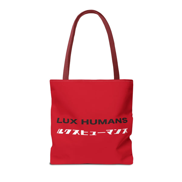 LUX HUMANS Stylish Graphic Tote Bag, Lux Humans Design, Cute Shopping Bag, Unique Gift for Alien Lovers, Trendy Beach Tote, Eco-Friendly Carryall