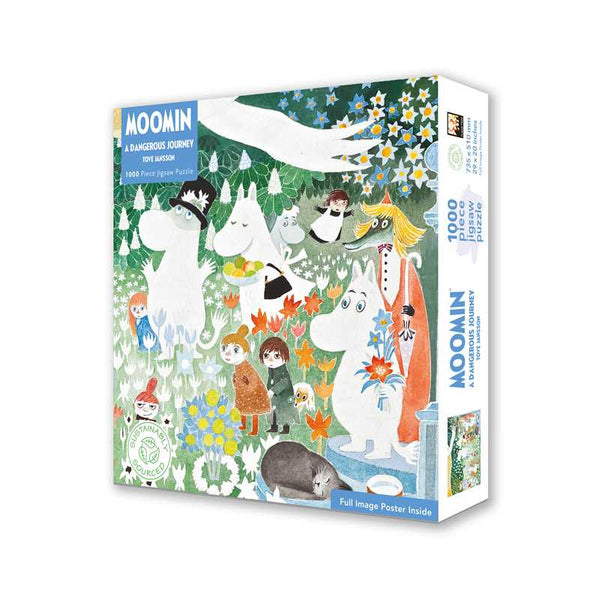 Adult Sustainable Jigsaw Puzzle Moomin: A Dangerous Journey by