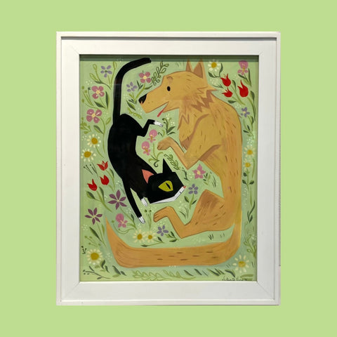 Victoria Ying - Buster & Boots : Cat & Dog Art Show | Original Art