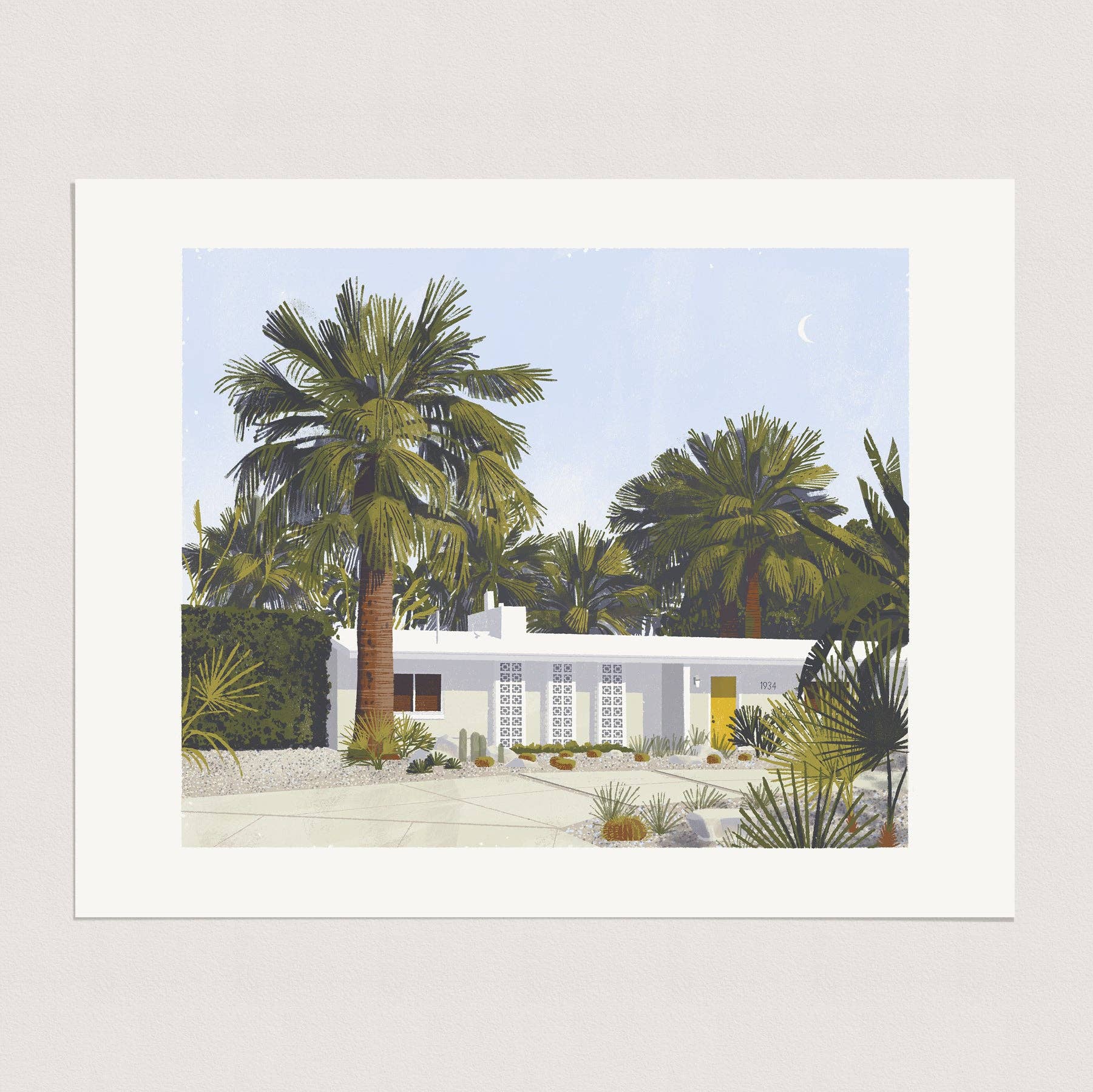 Chris Turnham - Moonrise Over Andreas Road | Art Print