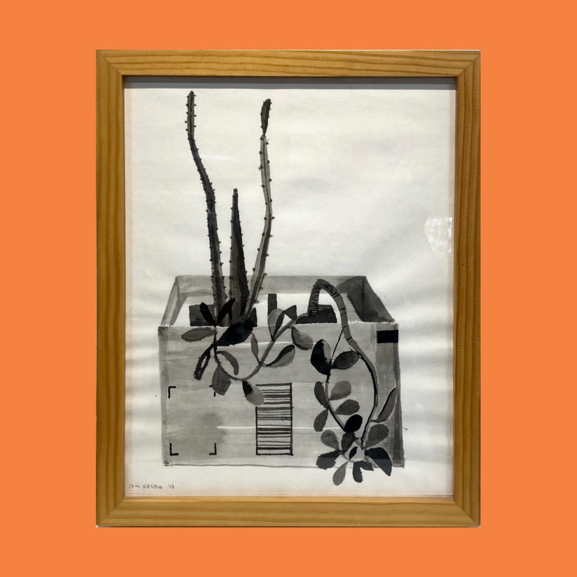 Sam Kalda - "Plant Box" : Cactus and Succulent Show ( 2018 ) | Original Art