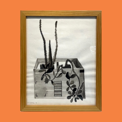 Sam Kalda - "Plant Box" : Cactus and Succulent Show ( 2018 ) | Original Art