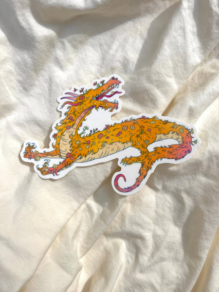 Spring Dragon Large Sticker