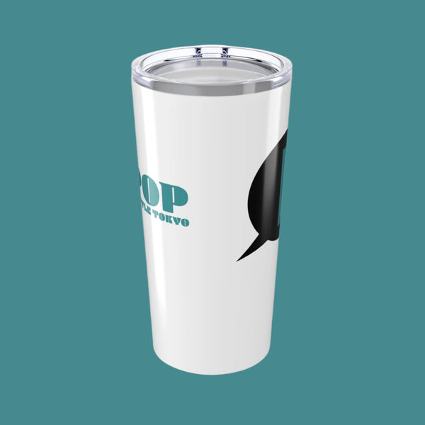 Q Pop Stainless Steel Tumbler – Little Tokyo Edition (20 oz) - Perfect for Hot or Cold Beverages
