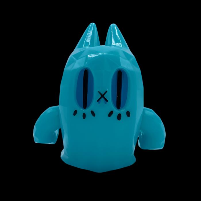 MAO THE GHOST CAT BEN ソフビ Mao - Ben the Ghost Cat - Yellow Jade - Soft Vinyl Toy - Q