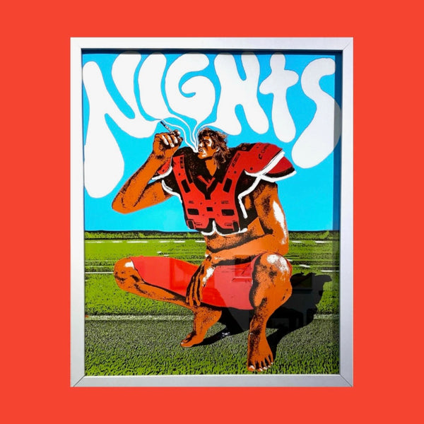 Cristian Mera - "Nights" Framed Print | Crimson Shadows: Italian Horror Art Exhibition