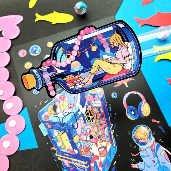 Aquatic Life 1 Sticker Sheet