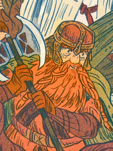 Natalie Andrewson - Lord of the Rings, Two Towers Print -  Riso Print
