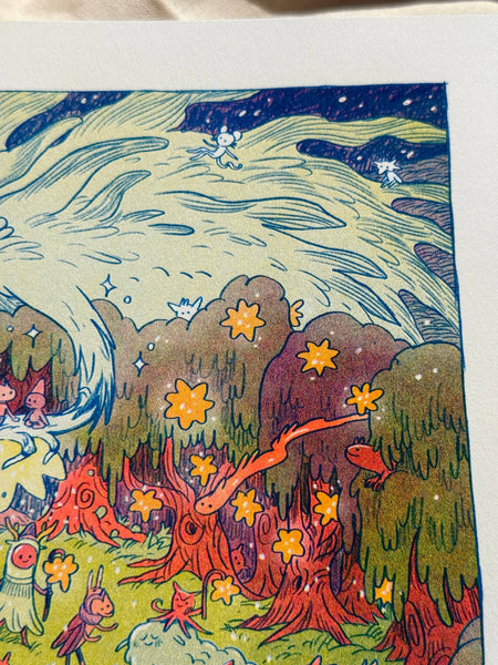 Morophon The Boundless Small Riso Print