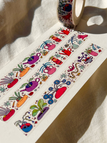 Washi Tape - Fun and Colorful Garden Plants