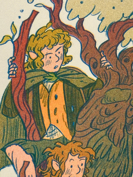 Natalie Andrewson - Lord of the Rings, Two Towers Print -  Riso Print