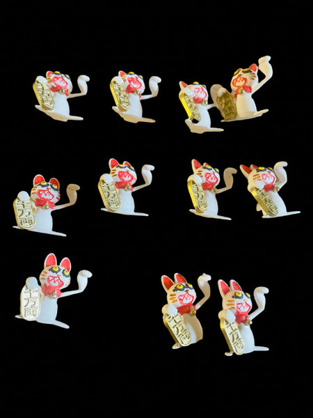 Gabe Janisz  - Baka Neko Mini - Original Art- Maneki Neko Exhibition