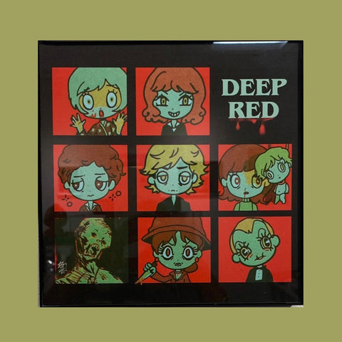 Andythestreet - "You Have Been Watching" Framed Print | Crimson Shadows: Italian Horror Art Exhibition