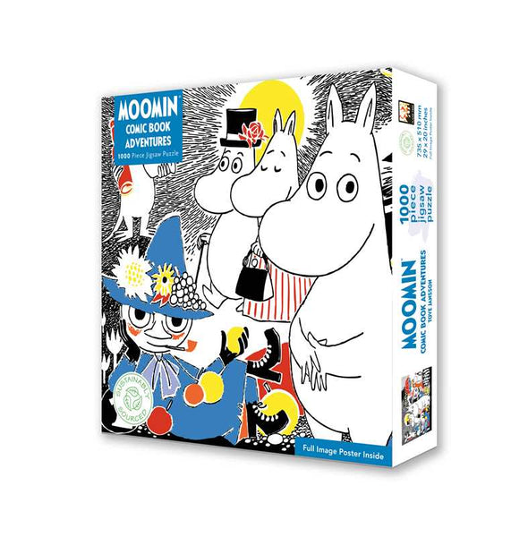 Adult Sustainable Jigsaw Puzzle: Moomin: Comic Strip, Book One by