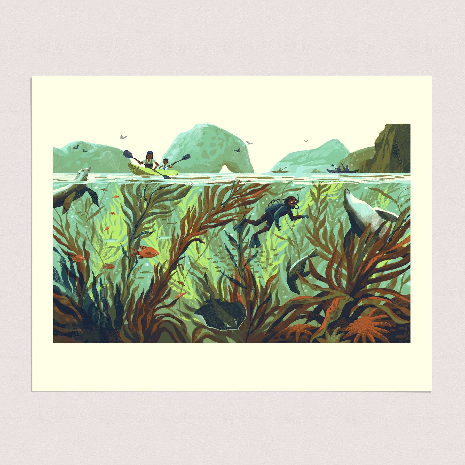 Chris Turnham - National Parks of the USA - Channel Islands - Art Print