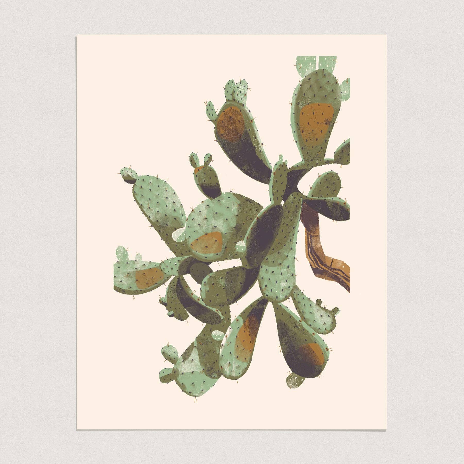 Chris Turnham - Prickly Pear Cactus | Art Print