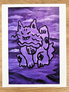 B. Chewy  - Peak And Peace - Art Print- Maneki Neko Exhibition