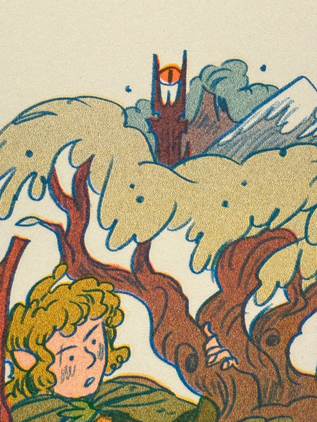 Natalie Andrewson - Lord of the Rings, Two Towers Print -  Riso Print