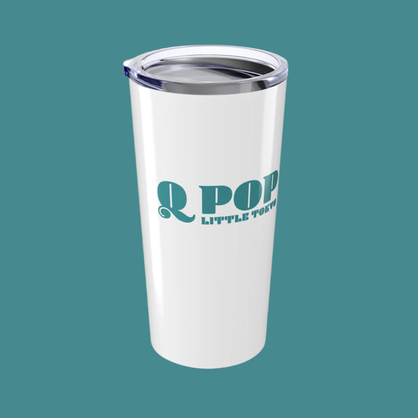 Q Pop Stainless Steel Tumbler – Little Tokyo Edition (20 oz) - Perfect for Hot or Cold Beverages