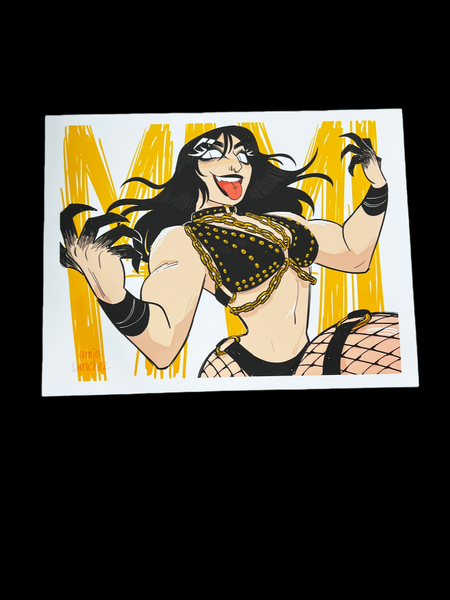 Amie Sanchez - MAMI!!! - Art Print | Power Slam!: Pro Wrestling Show