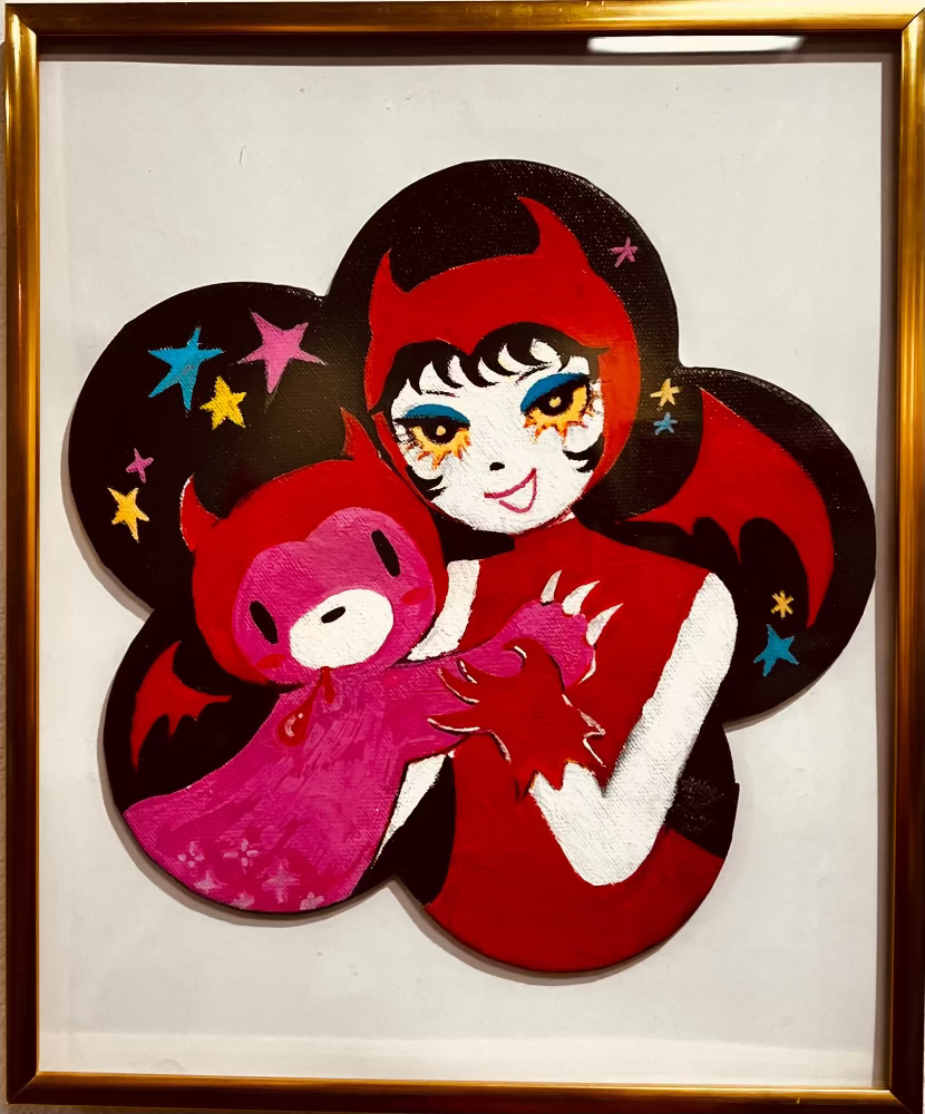 AndytheStreet - Me n Da Bestie - Original Artwork - Gloomy Bear Exhibition