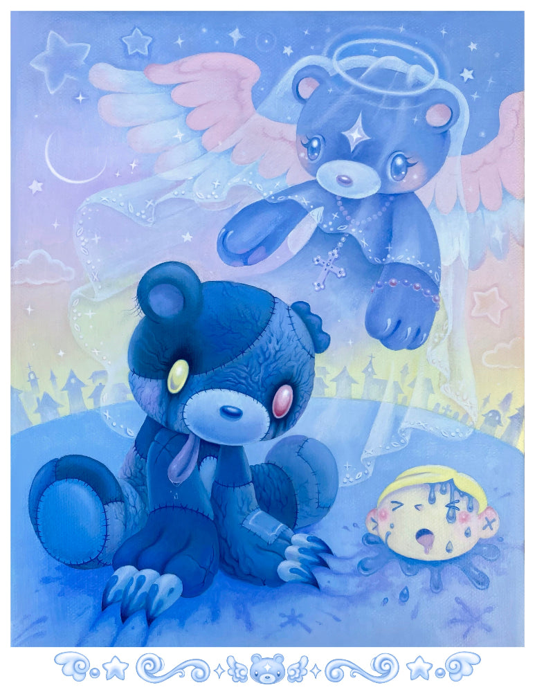 Angela Ramones - Gloomy Ascension - (SOLD OUT) Original Artwork -Gloomy Bear Exhibition