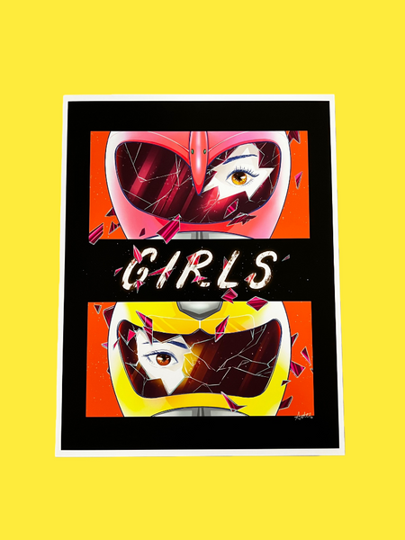 Aster Hung- Girls Art Prints- Power Morphicon Show