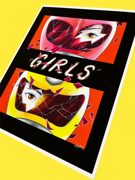Aster Hung- Girls Art Prints- Power Morphicon Show