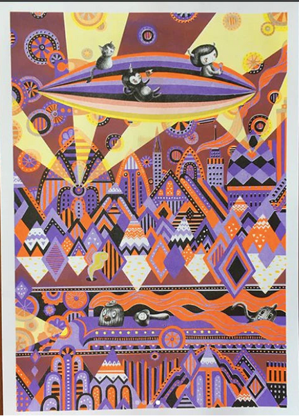 Aya Kakeda - Metropolis | Risograph Print